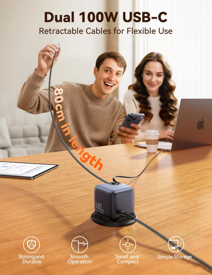 JOYROOM JR-TRD01 PODIX 140W 5-Port Desktop GaN Charger